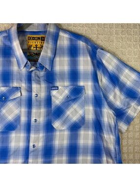 Dixxon Pier Side Pearl Snap Shirt Size 3XL Plaid